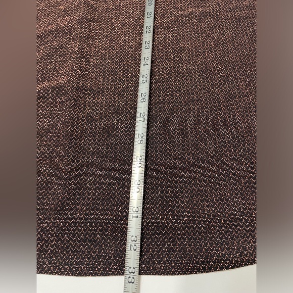 FOREVER ROSE couture WOMEN'S SLEEVELESS midi DRESS WITH burgundy glitter threads - Picture 12 of 16